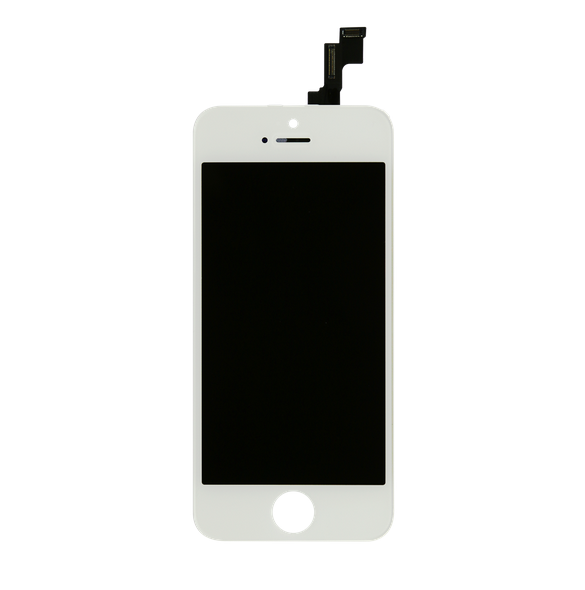 LCD-display Touch Unit iPhone 5S - Vit Klass A