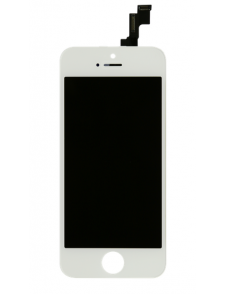 LCD-display Touch Unit iPhone 5S - Vit Klass A