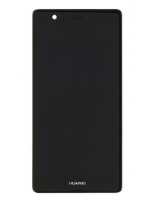 LCD-display + Touch Unit + Framsida Huawei P9 Plus - Svart