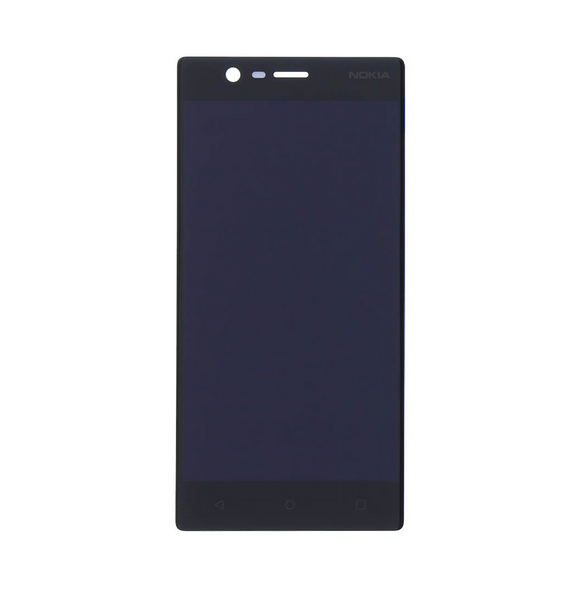 Touch Unit + LCD-display Nokia 3 - Svart