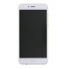 LCD Display + Touch Unit + Fram Skal Huawei Honor 8 - Vit (Service Pack)