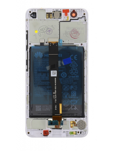 LCD-skärm + beröringsenhet + framsida Huawei Nova - Vit (Service Pack)