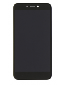 LCD-skärm + beröringsenhet + framsida Xiaomi Redmi 4X - Svart (Service Pack)