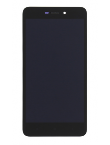 LCD-display + Touch Unit + Framsida Xiaomi redmi 4A - Svart (Service Pack)