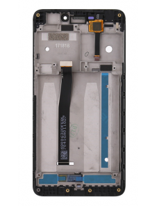 LCD-display + Touch Unit + Framsida Xiaomi redmi 4A - Svart (Service Pack)