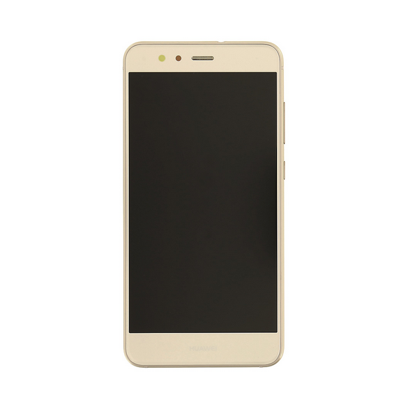 LCD-skärm + beröringsenhet + framsida Huawei P10 Lite - Guld (Service Pack)