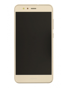 LCD-skärm + beröringsenhet + framsida Huawei P10 Lite - Guld (Service Pack)