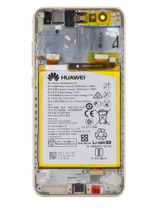 LCD-skärm + beröringsenhet + framsida Huawei P10 Lite - Guld (Service Pack)