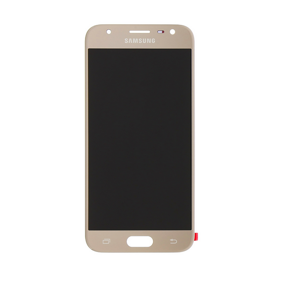 LCD-display + Touch Unit Samsung Galaxy J3 2017 J330 - Guld (Service Pack)