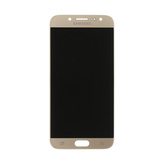 LCD-display + Touch Unit Samsung Galaxy J7 2017 J730 - Guld (Service Pack)