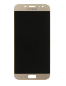 LCD-display + Touch Unit Samsung Galaxy J7 2017 J730 - Guld (Service Pack)