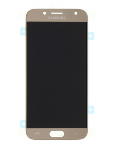LCD-display + Touch Unit Samsung Galaxy J5 2017 J530 - Guld (Service Pack)