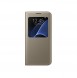 Samsung EF-CG935PFE S-View Case Vikbart Fodral Till Samsung Galaxy S7 Edge - Guld