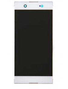 LCD-skärm + beröringsenhet + framsida Sony Xperia XA1 Ultra G3221 - Vit (Service Pack)