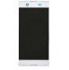 LCD-skärm + beröringsenhet + framsida Sony Xperia XA1 Ultra G3221 - Vit (Service Pack)