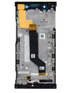 LCD-display + Touch Unit + Framsida Sony Xperia XA1 Ultra G3221 - Svart (Service Pack)