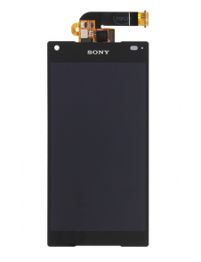 LCD-display + Touch Unit + Framsida Sony Xperia Z5 Compact E5823 - Svart (Service Pack)