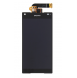 LCD-display + Touch Unit + Framsida Sony Xperia Z5 Compact E5823 - Svart (Service Pack)