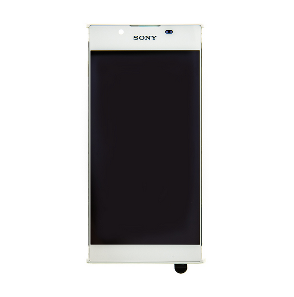 LCD-skärm + pekdon + främre skal Sony Xperia L1 G3311 - Vit (Service Pack)