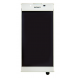LCD-skärm + pekdon + främre skal Sony Xperia L1 G3311 - Vit (Service Pack)