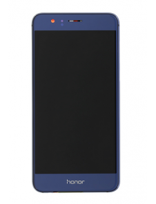 LCD-display + Touch Unit + Framsida Huawei Honor 8 - Blå