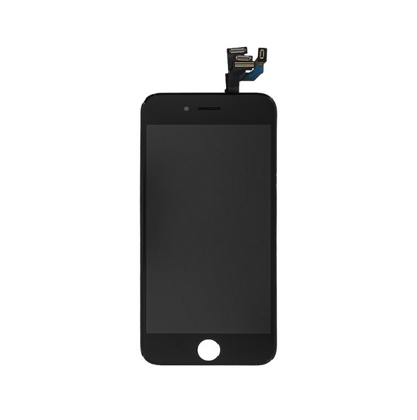 LCD-display + Touch Unit med små delar iPhone 6 - Svart