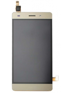LCD-display + Touch Unit + Framsida Huawei P8 Lite - Guld