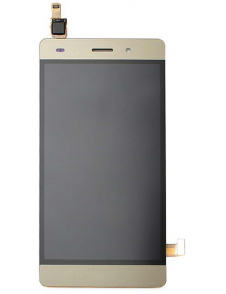 LCD-display + Touch Unit + Framsida Huawei P8 Lite - Guld