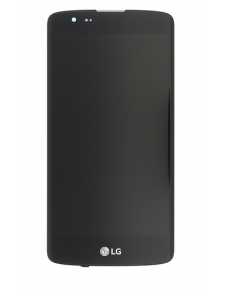 LCD-display + Touch Unit + Framsida LG K8 - Svart