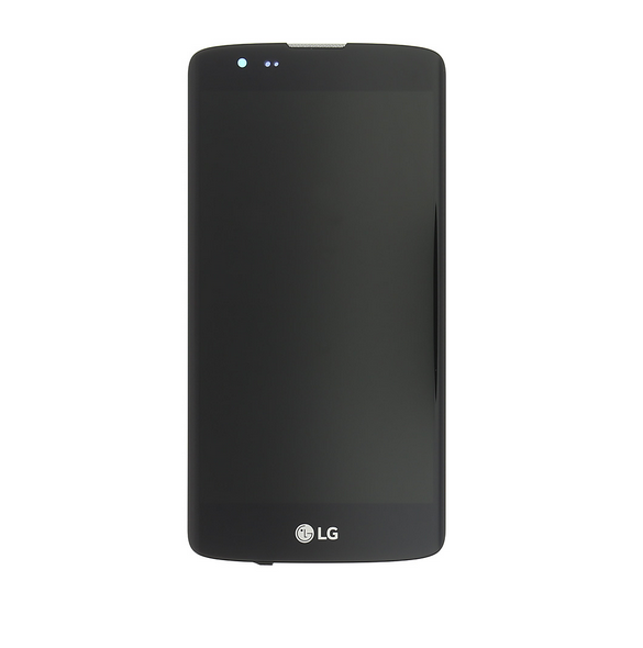 LCD-display + Touch Unit + Framsida LG K8 - Svart