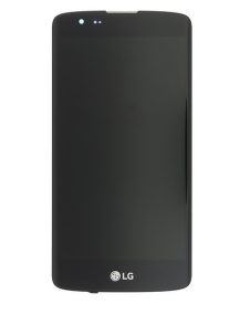 LCD-display + Touch Unit + Framsida LG K8 - Svart
