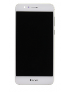 LCD-display + Touch Unit + Framsida Huawei Honor 8 - Vit