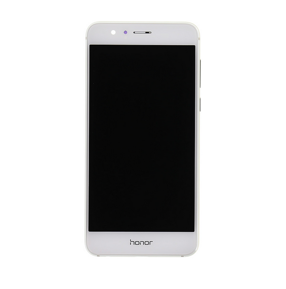 LCD-display + Touch Unit + Framsida Huawei Honor 8 - Vit