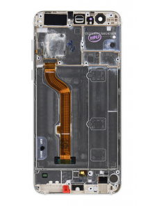 LCD-display + Touch Unit + Framsida Huawei Honor 8 - Vit