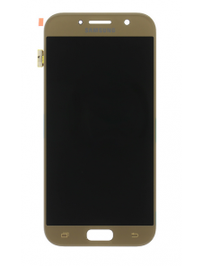LCD-display + Touch Unit Samsung Galaxy A5 2017 A520 - Guld (Service Pack)
