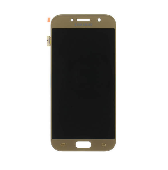 LCD-display + Touch Unit Samsung Galaxy A5 2017 A520 - Guld (Service Pack)