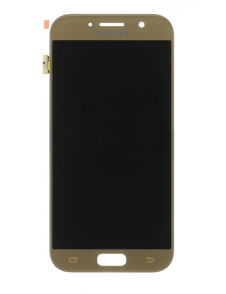 LCD-display + Touch Unit Samsung Galaxy A5 2017 A520 - Guld (Service Pack)