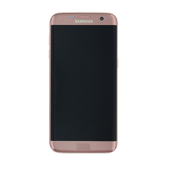 LCD-display + Touch Unit Samsung Galaxy S7 Edge G935 - Roseguld (Service Pack)