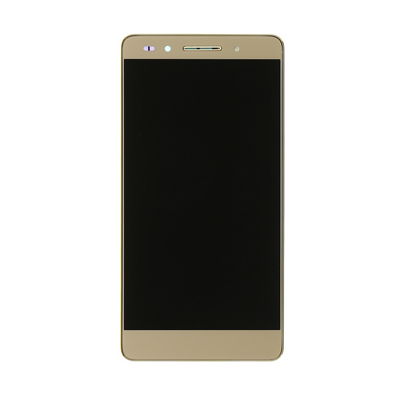 LCD-display + Touch Unit + Framsida Huawei Honor 7 - Guld