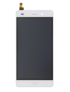 LCD-display + Touch Unit + Framsida Huawei P8 Lite - Vit