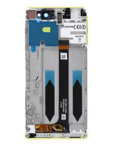 LCD-display + Touch Unit + Framsida Sony Xperia XA Ultra F3211 - Guld (Service Pack)