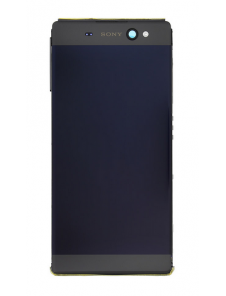LCD-display + Touch Unit + Framsida Sony Xperia XA Ultra F3211 - Svart (Service Pack)