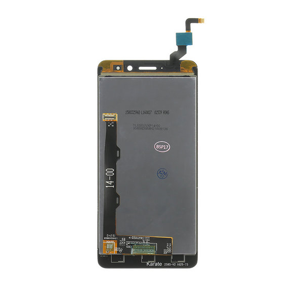 LCD Display + Touch Unit Lenovo K6 / K6 Power - Svart