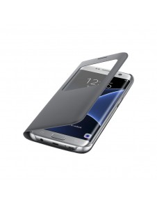 Samsung EF-CG935PSE S-View Case Vikbart Fodral Till Samsung Galaxy S7 Edge - Silver
