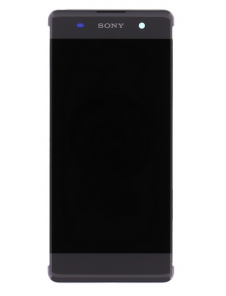 LCD-display + Touch Unit + Framsida Sony Xperia XA F3111 - Svart (Service Pack)
