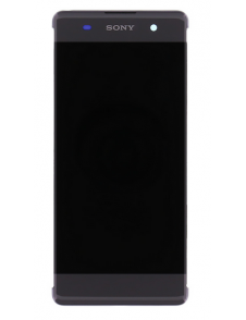 LCD-display + Touch Unit + Framsida Sony Xperia XA F3111 - Svart (Service Pack)