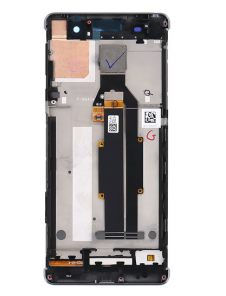 LCD-display + Touch Unit + Framsida Sony Xperia XA F3111 - Svart (Service Pack)