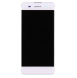 LCD-skärm + pekdon + främre skal Sony Xperia XA F3111 - Vit (Service Pack)