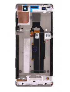 LCD-skärm + pekdon + främre skal Sony Xperia XA F3111 - Vit (Service Pack)