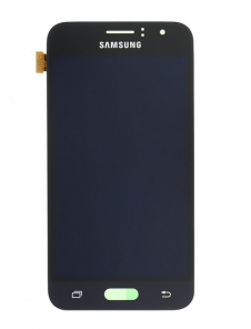LCD-skärm + Touch Unit Samsung Galaxy J1 2016 J120 - Svart (Service Pack)